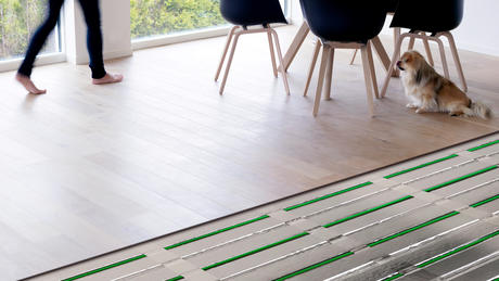 Lamiflex heating floor.